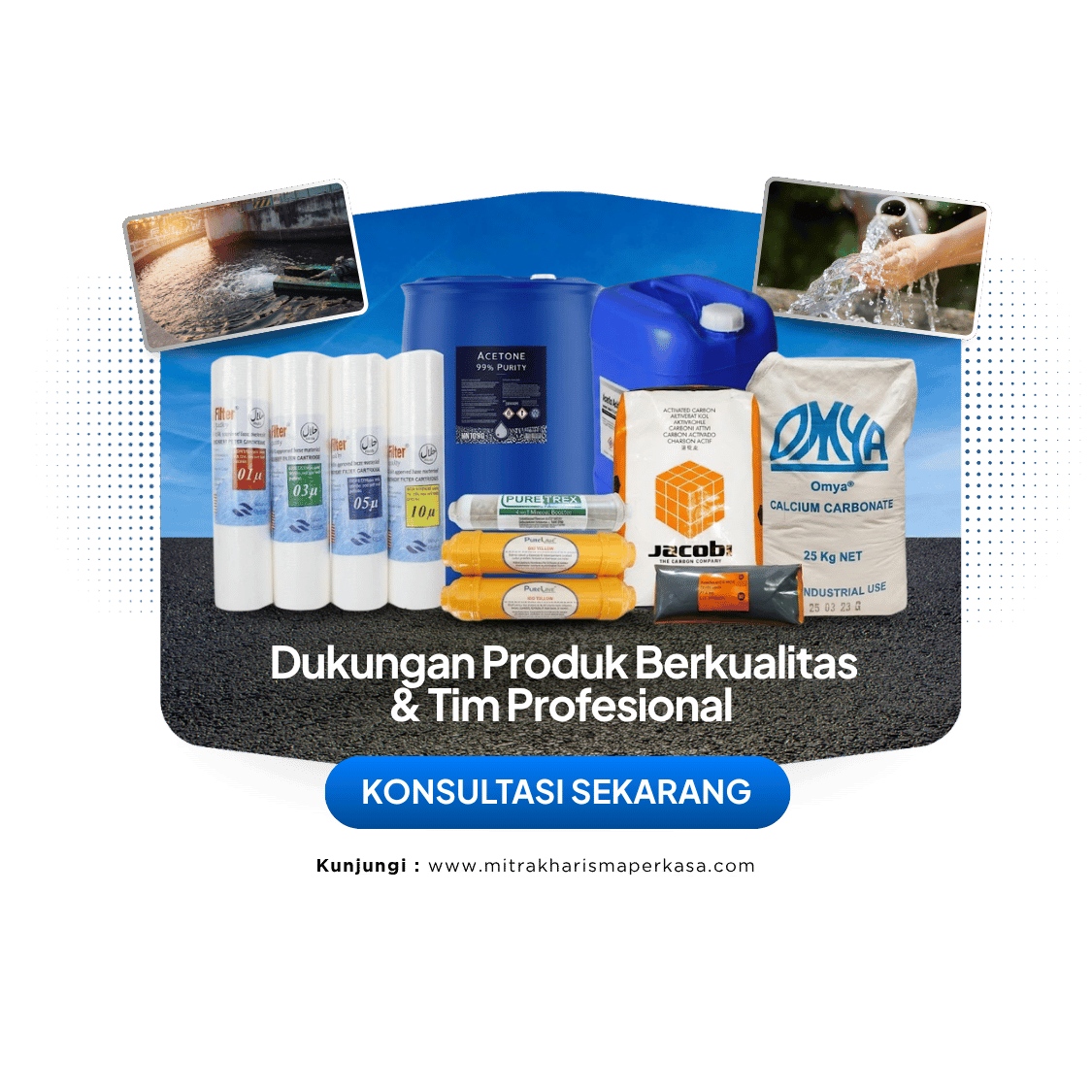 PT. Mitra Kharisma Perkasa | Solusi Water Treatment Chemicals & Equipment